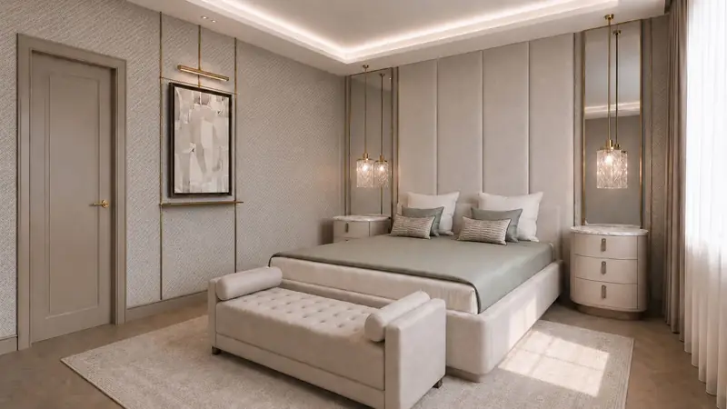 Çekmeköy Villa — ebeveyn yatak odası