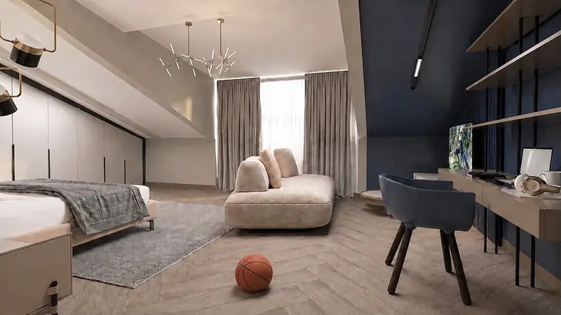 Çekmeköy Villa — genç odası