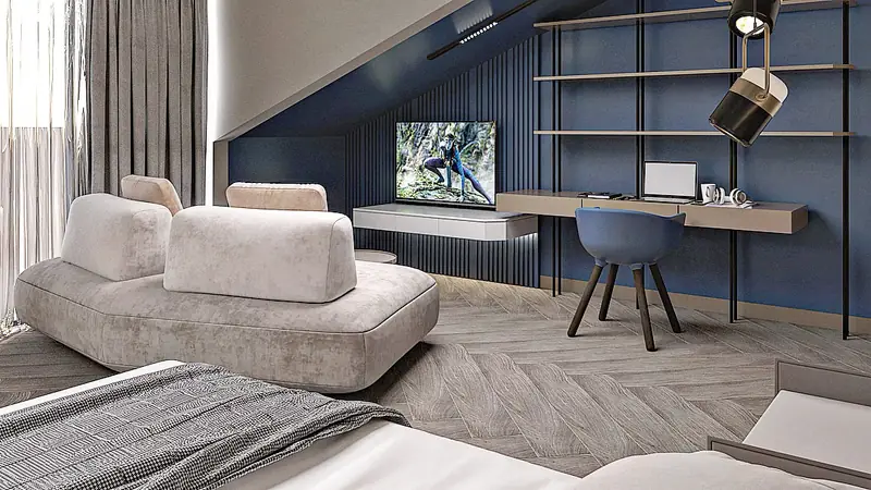 Çekmeköy Villa — genç odası